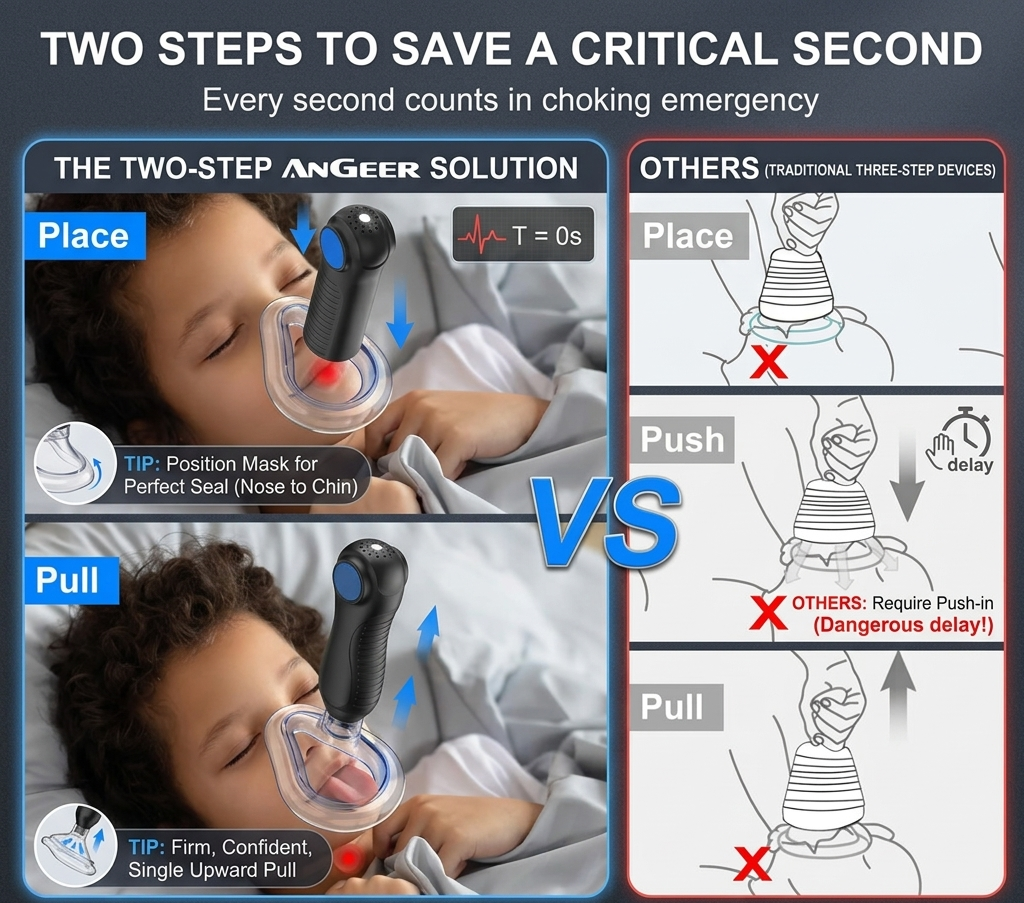 Portable Anti-Choking Relief Kit – Emergency Airway Clearing Device for Adults & Children