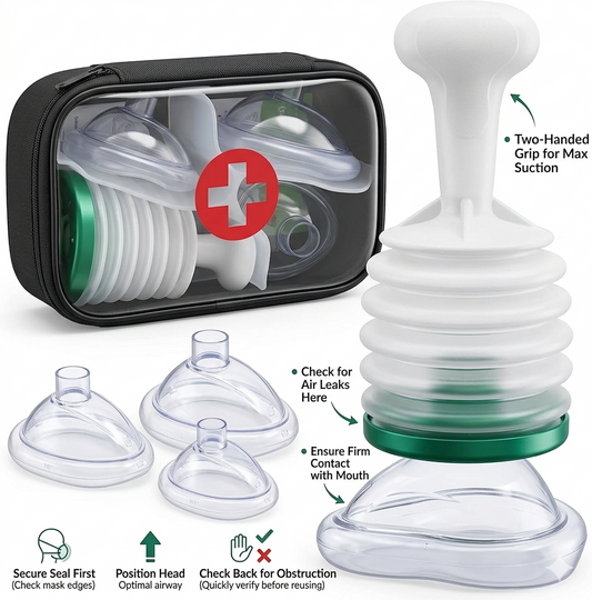 Portable Anti-Choking Relief Kit – Emergency Airway Clearing Device for Adults & Children