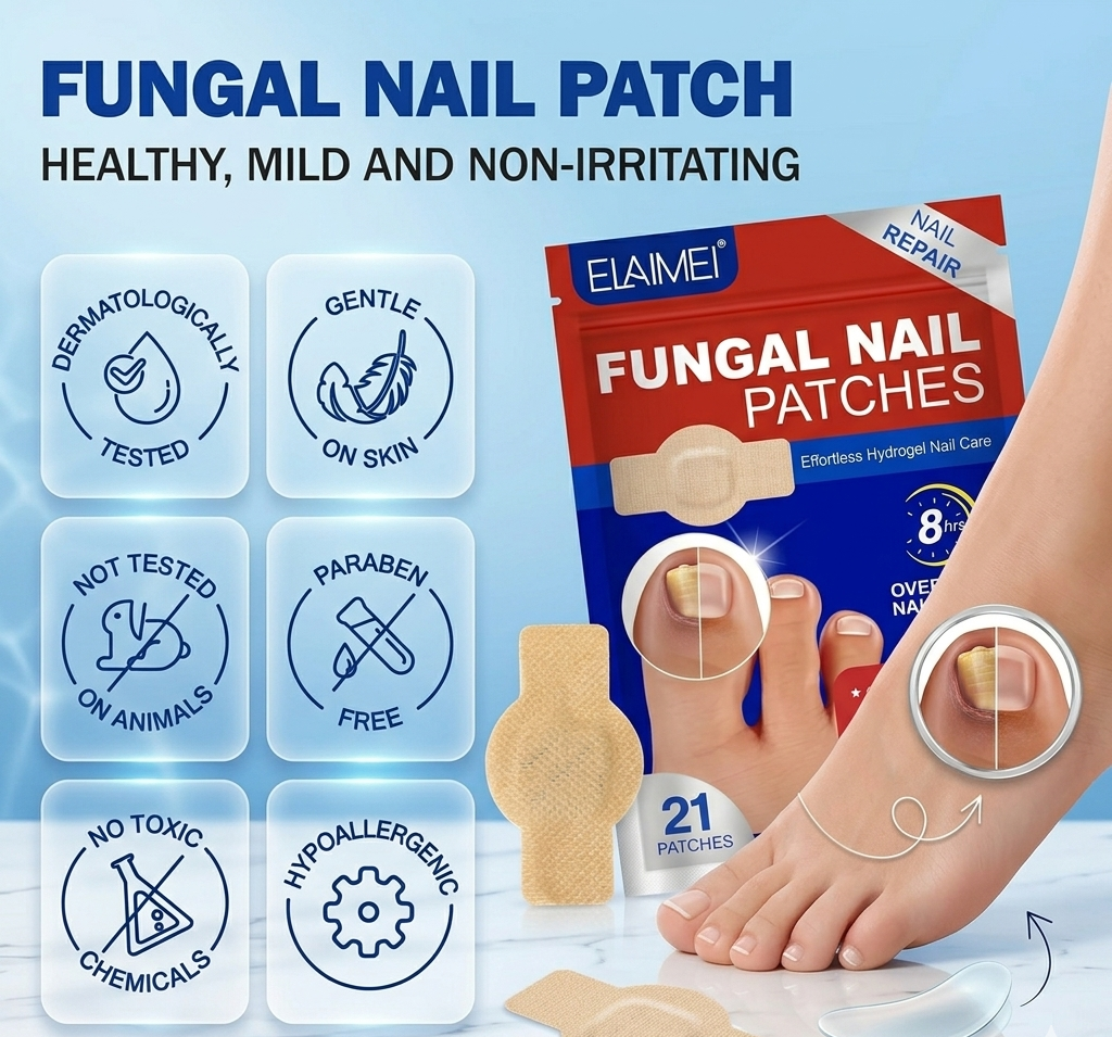 Nighttime Fungal Nail Treatment Patches – Anti-Fungal Nail Repair Kit
