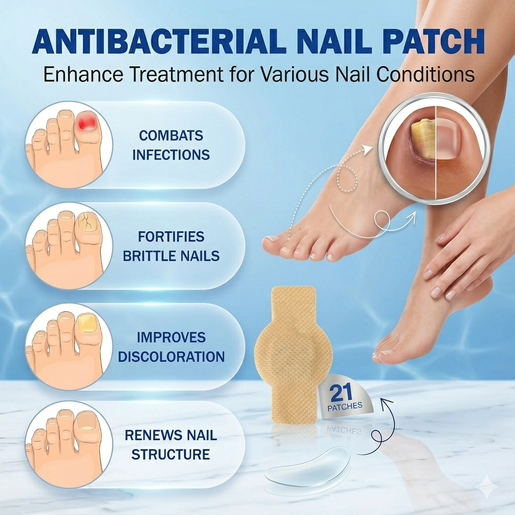 Nighttime Fungal Nail Treatment Patches – Anti-Fungal Nail Repair Kit