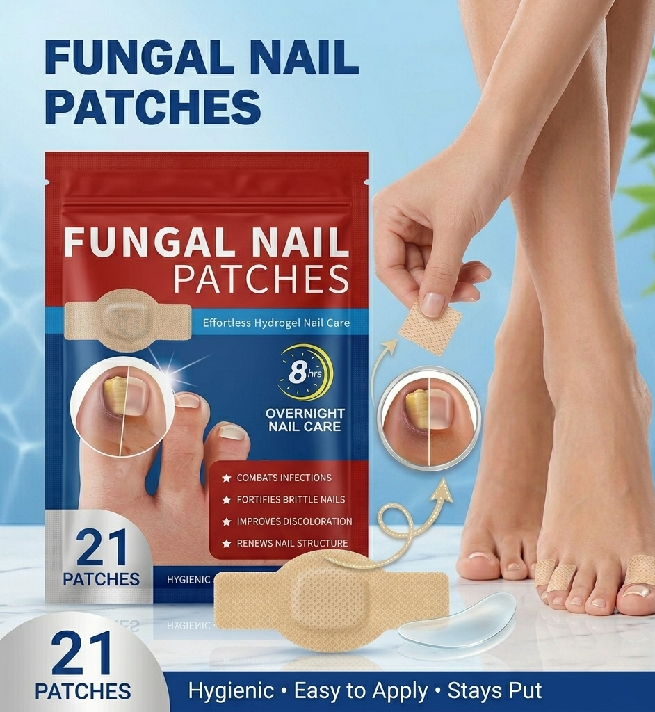 Nighttime Fungal Nail Treatment Patches – Anti-Fungal Nail Repair Kit